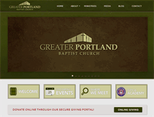 Tablet Screenshot of greaterportland.org